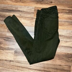 Green Rockstar Skinny Jeans